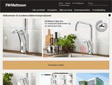 Tablet Screenshot of fmmattsson.no